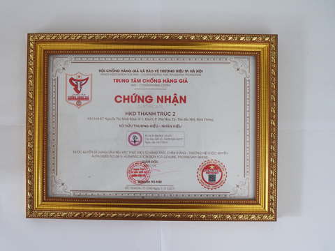 CHỨNG NHẬN THƯƠNG HIỆU ĐỘC QUYỀN