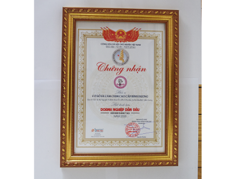 CHỨNG NHẬN DOANH NGHIỆP DẪN ĐẦU