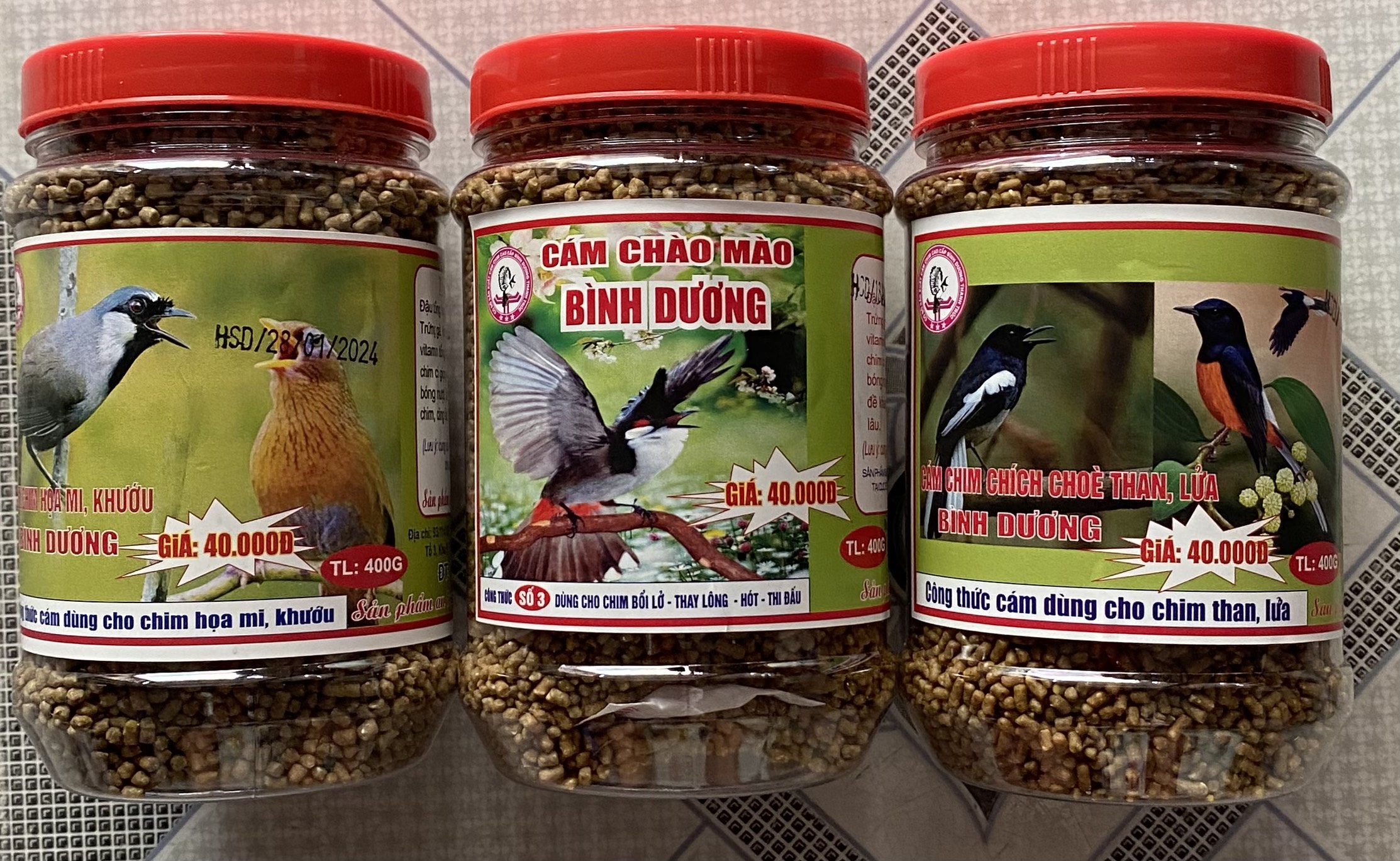 Cám khuyên Thúy Tuấn số 2 cao cấp 100gram Cám chim khuyên Thúy Tuấn cao cấp  LOVECHIM Thức ăn cho chim giá rẻ - MixASale